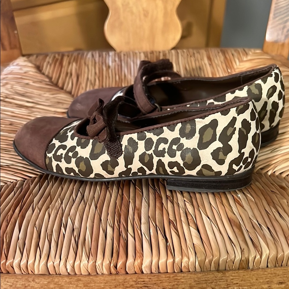 Gymboree Leopard Print Brown Flats
